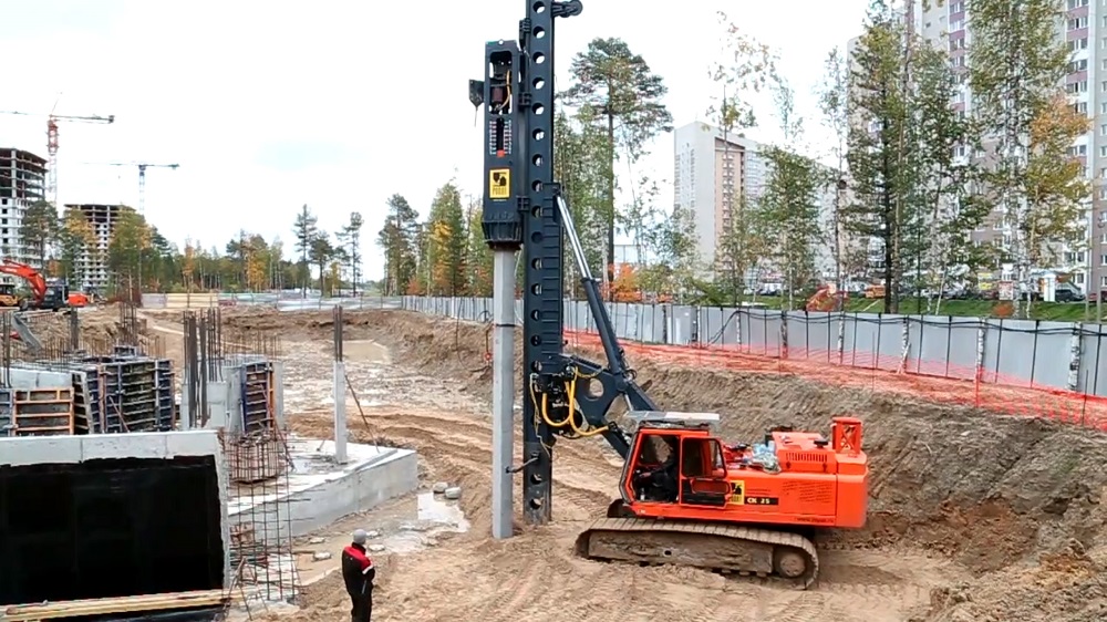 МГ5к на свайном копре СК 25